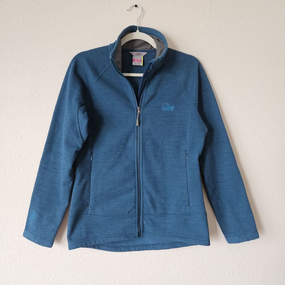 Lowe Alpine Aleutian Polartec Fleece Full Zip Jacket Womens Size Small UK 10
